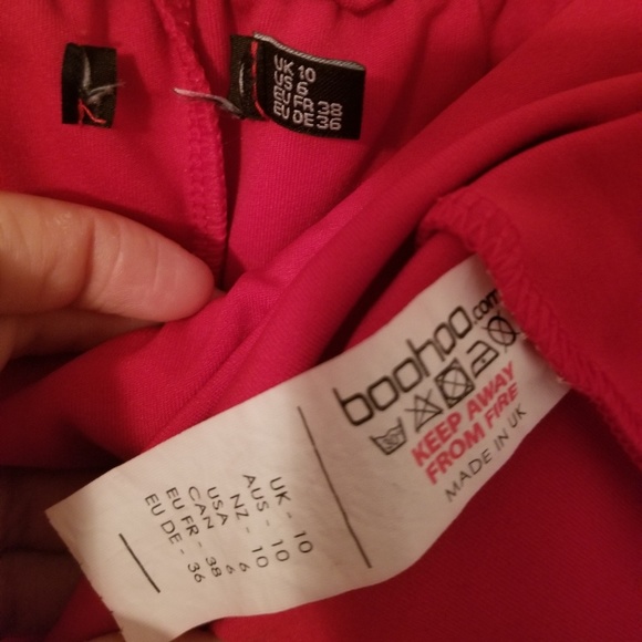 ☆HP×2☆Maternity Ruffle Off The Shoulder Midi Dress - Picture 5 of 7